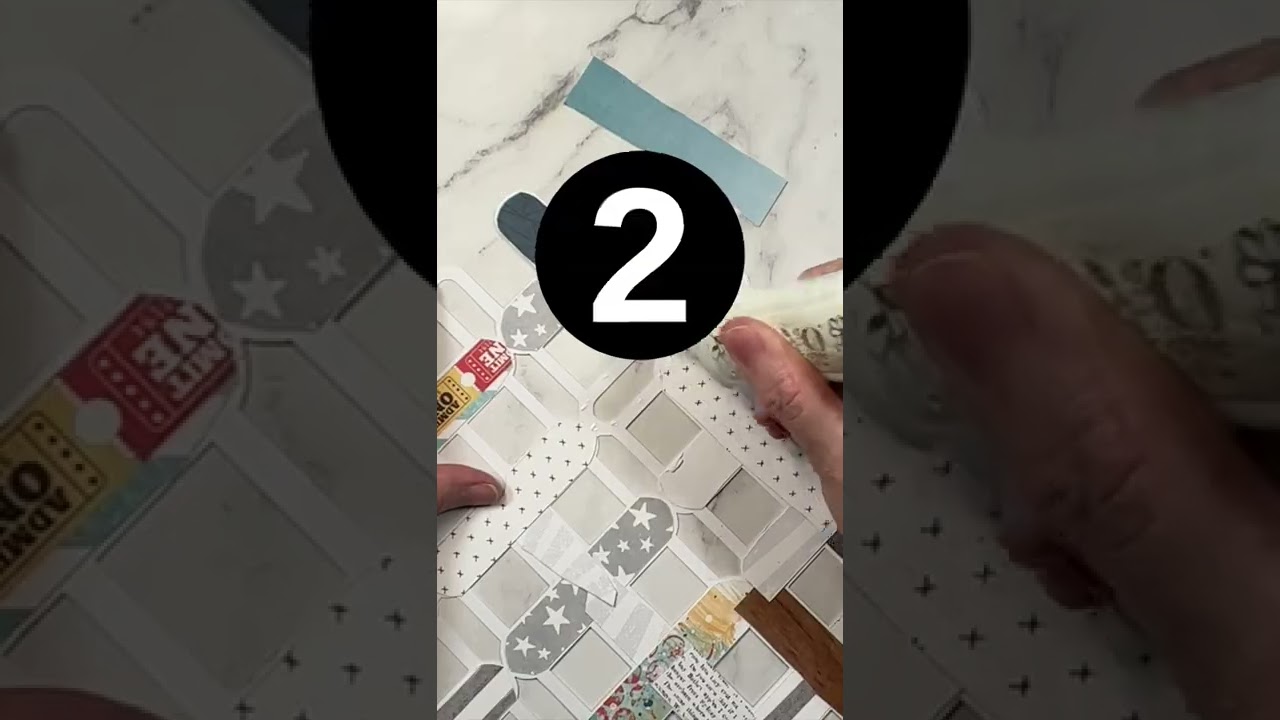 How to Scrapbook 101 ✂️ Backing Cut Files with Pattern Paper 