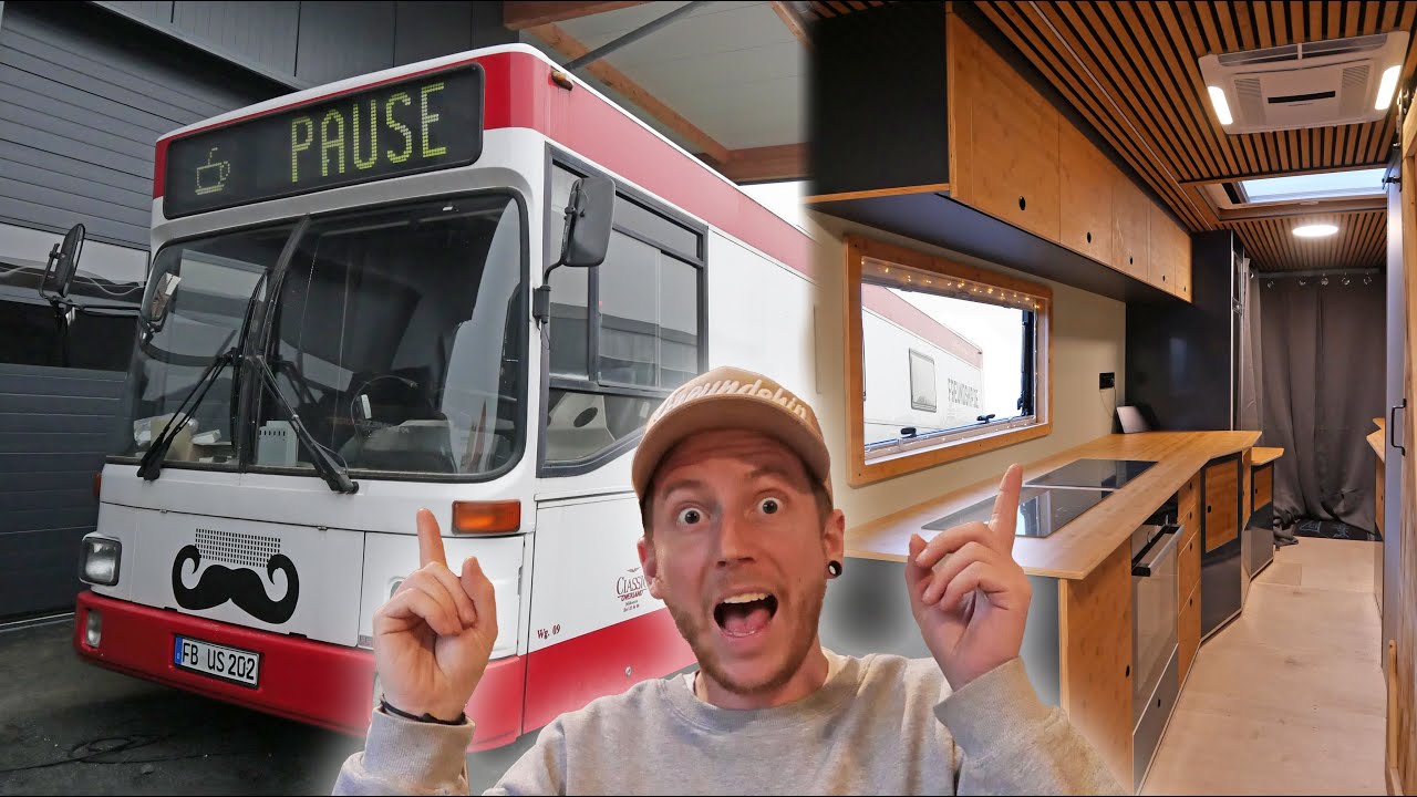 Abgefahren! Das Linienbus Tinyhouse entwickelt sich zur Designer Wohnung 🤩