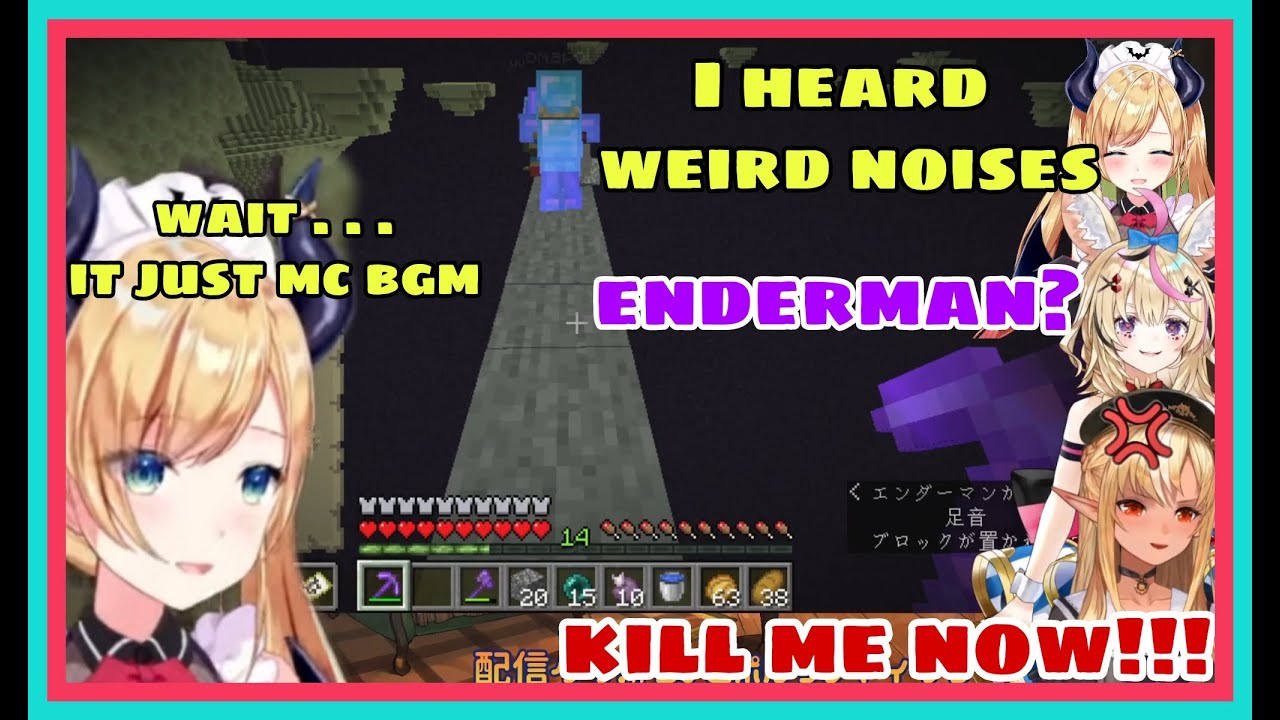 Shiranui Flare Struggle Against Choco Cluelessness with Polka | Minecraft Collab [Hololive/Eng Sub]
