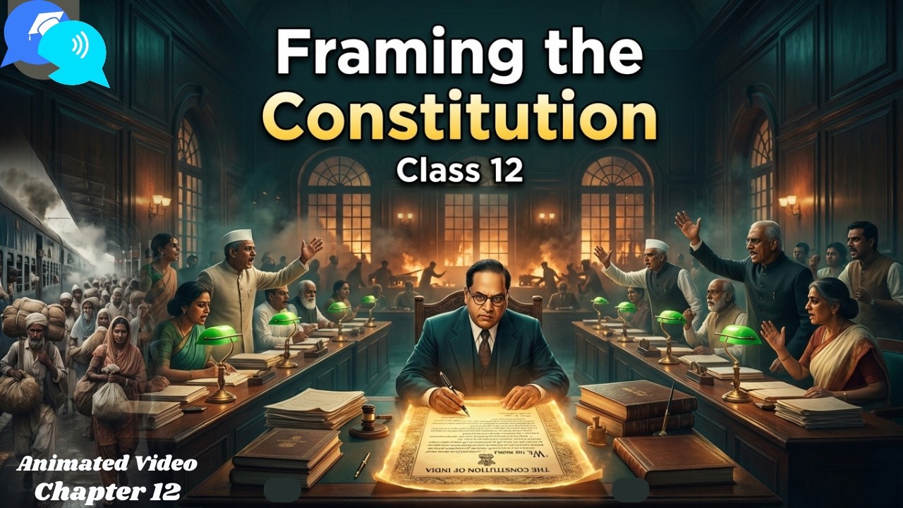 Framing The Constitution Class 12 || Animated Video || Framing The Constitution Chapter 12