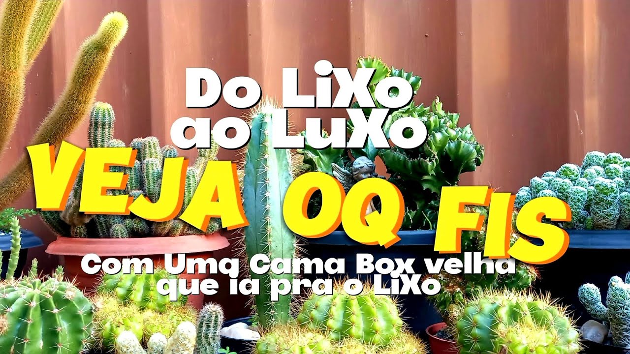 Veja oq fis com uma cama Box velha que ia pra o lixo