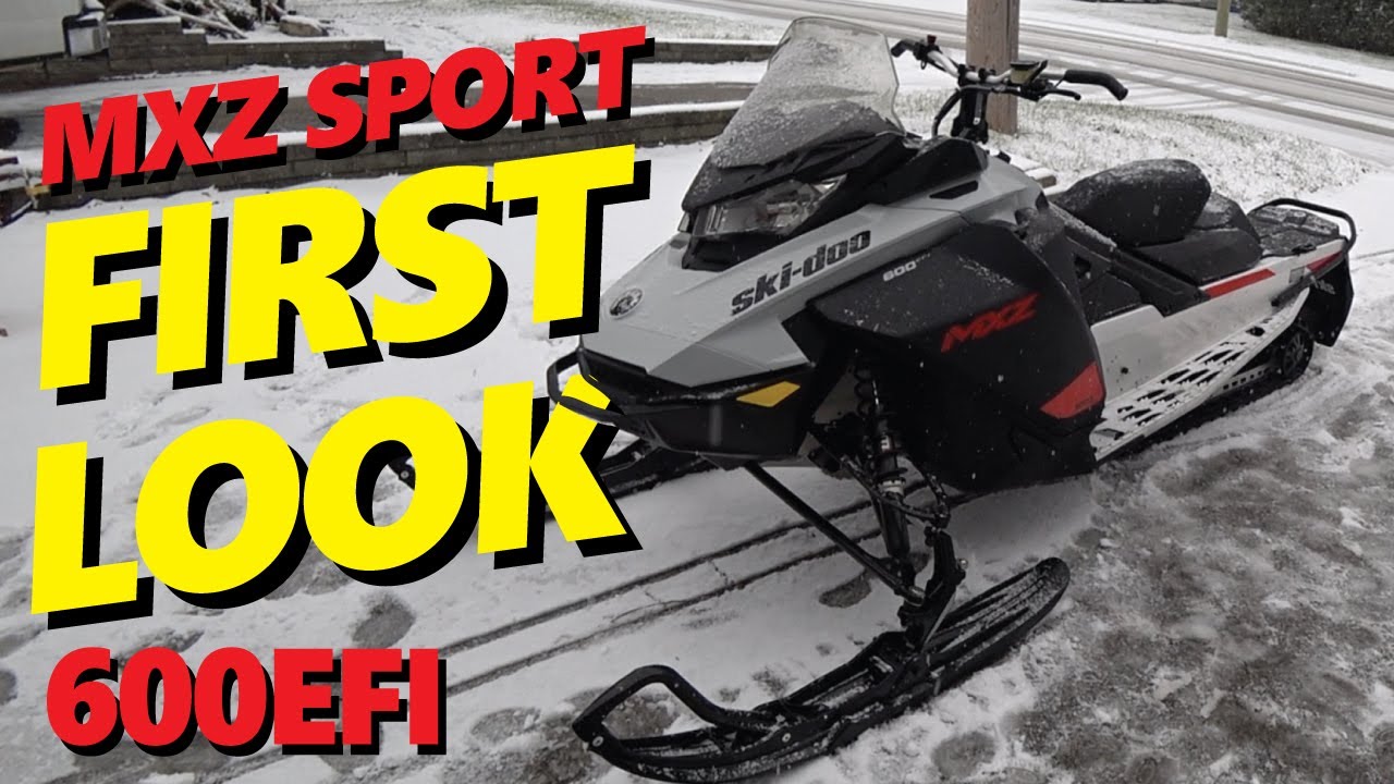 Ski Doo MXZ Sport 600EFI ПЕРВЫЙ ВЗГЛЯД ПЕРВАЯ ПОЕЗДКА