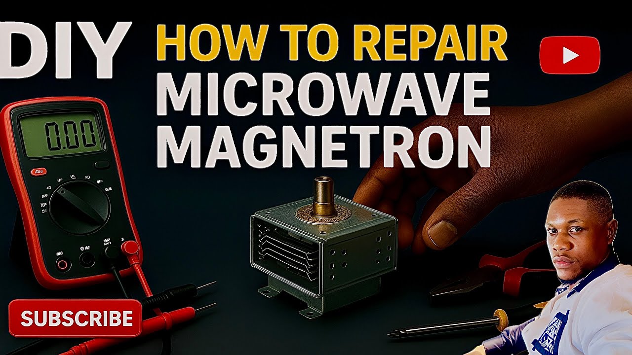ENGLISH: How To Repair A Magnetron Of Microwave. FIXED. DIY.