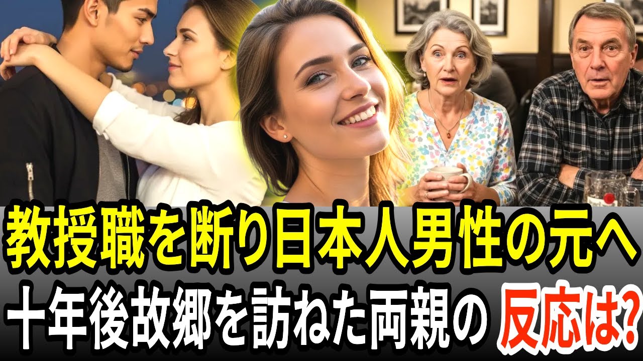 教授職を断って日本人男性について来たチェコ人女性、日本定着記