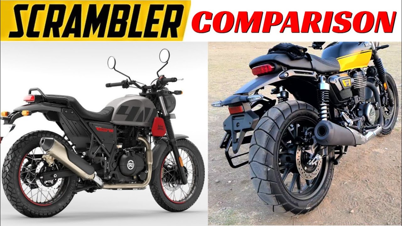 RE Scram 411 VS Honda CB350 RS Exhaust Sound - Scrambler Comparison🔥
