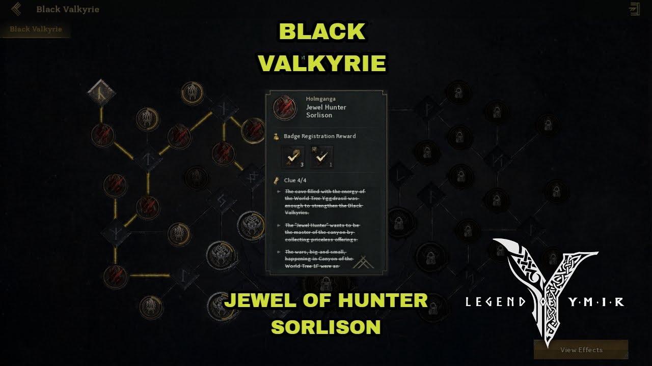 Legend of Ymir - Jewel Hunter Sorlison (Black Valkyrie)