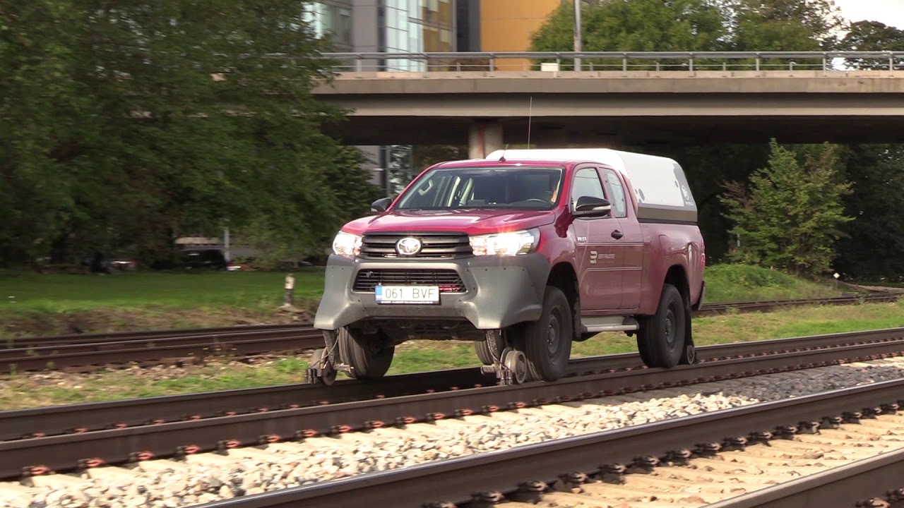 Железнодорожная легковая машина на о.п. Китсекюла / HR-car at Kitsek&uuml;la stop