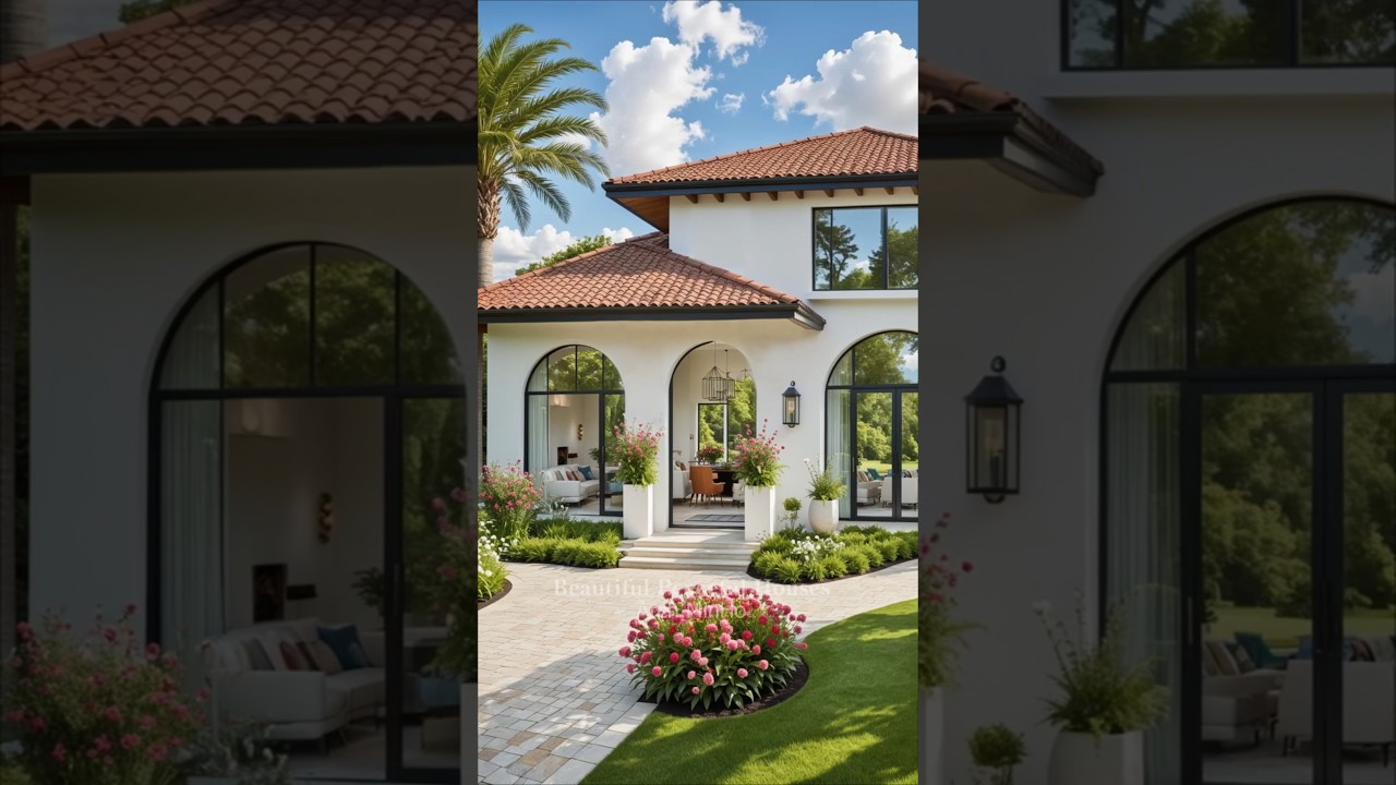 Beautiful 2-Story Mediterranean House.