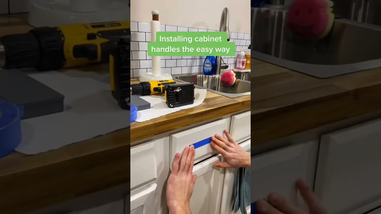 How to install cabinet handles by yourself?