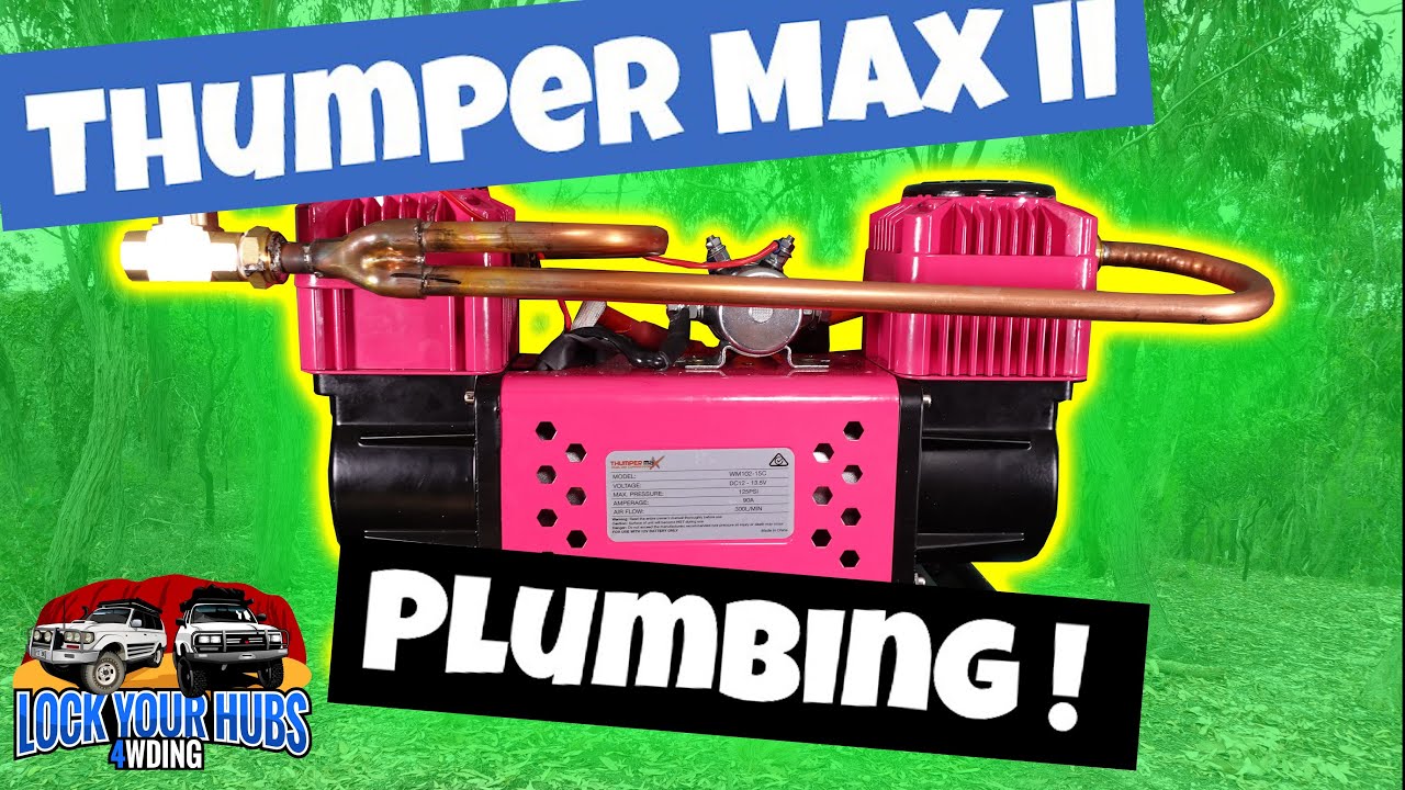 Boosting Air Power: 12v Thumper Max II Compressor with Custom Copper Outlet