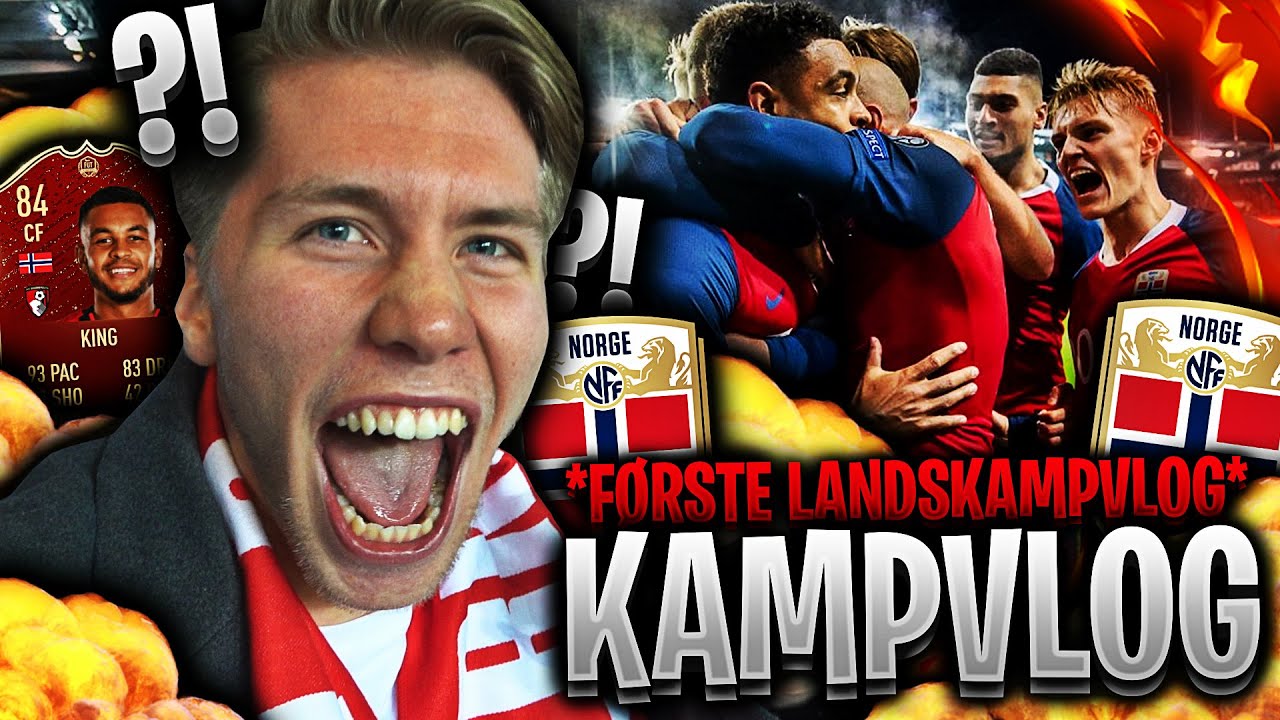 DAGEN jeg FIKK HÅP for NORGES FOTBALLFREMTID 👀💥 **muligens min første vlog fra en landskamp**