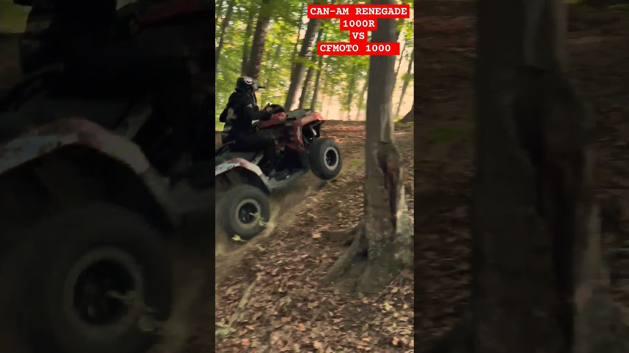 Can-Am Renegade 1000R vs CFMOTO CForce 1000 EPS Hillclimbing #cfmoto #canam #offroad #atv #atvlife