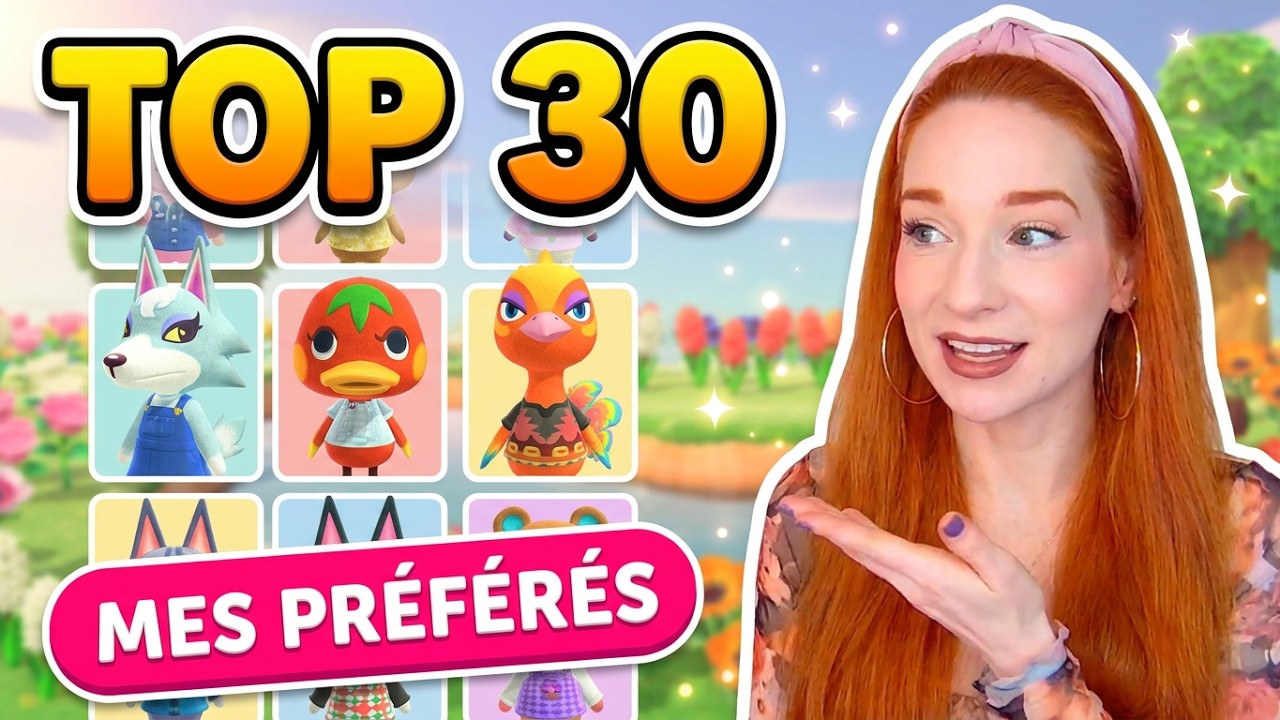 MON TOP 30 MEILLEURS HABITANTS Animal Crossing New Horizons #acnh