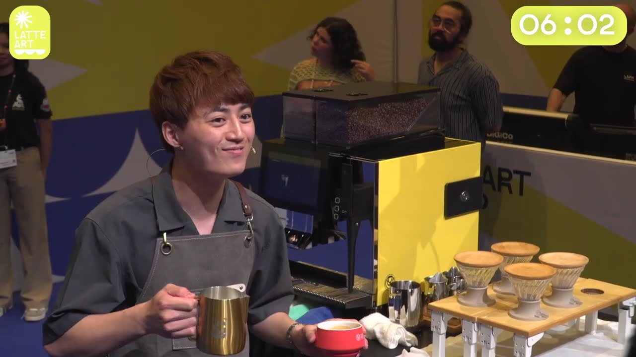 Yie-Chen Xie, Taiwan | 2024 World Latte Art Championship | Round 1