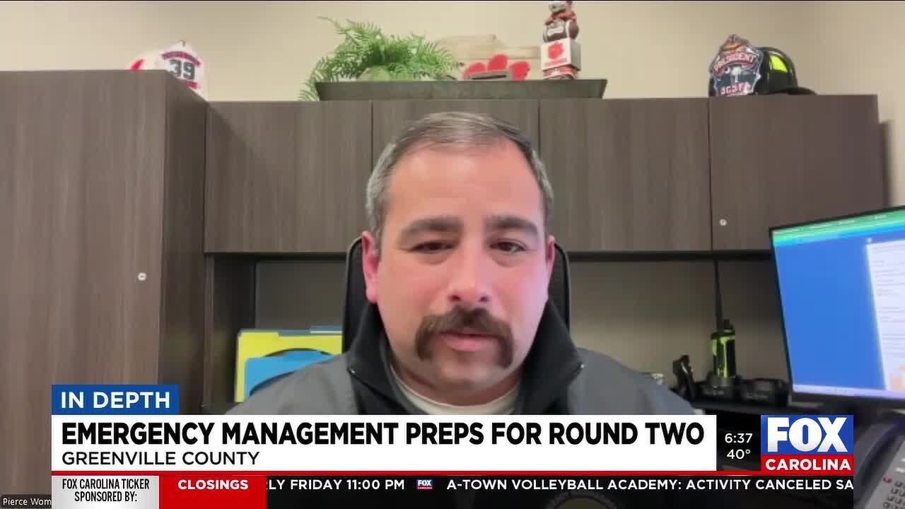 Greenville Co. emergency management prepares for 2nd round of winter weather