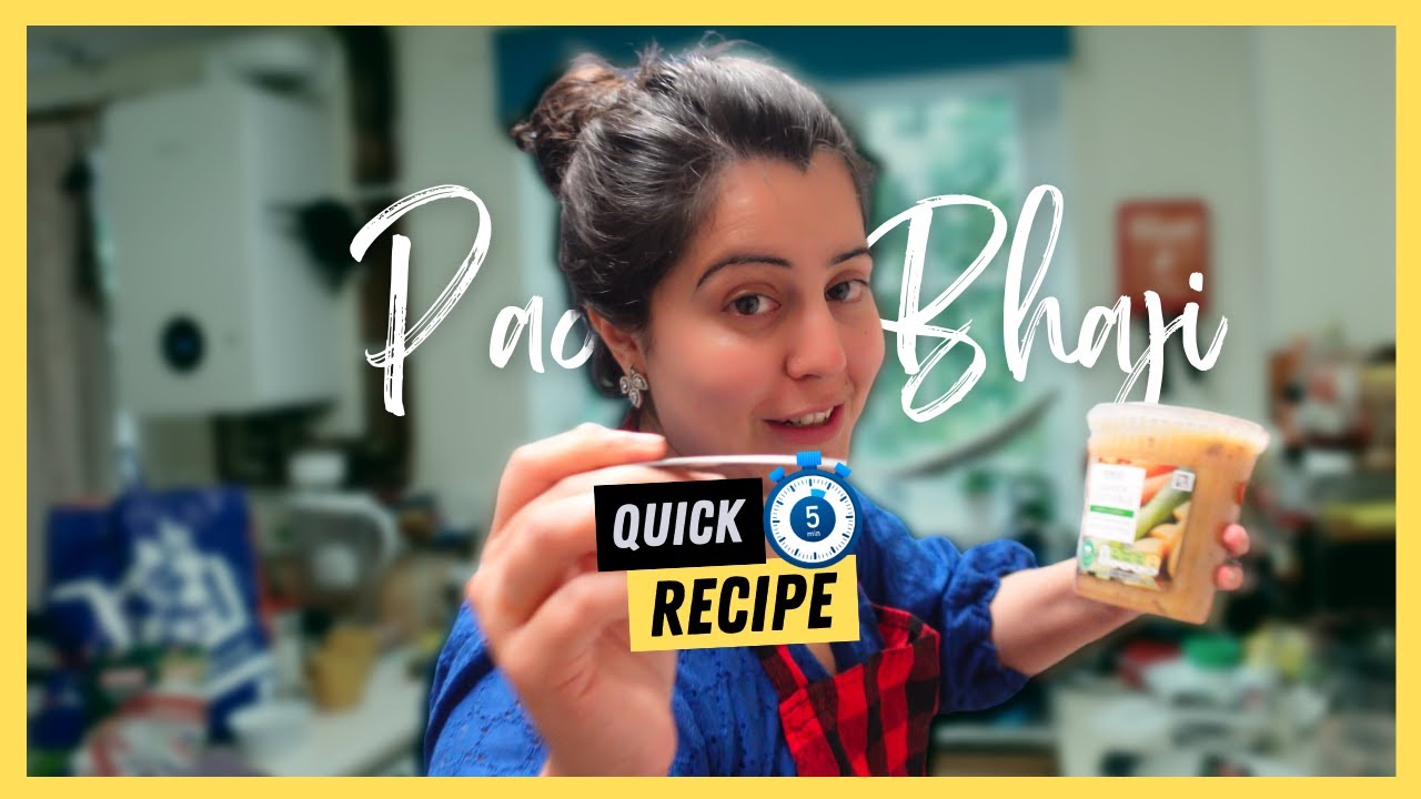 Quick Pao Bhaji Recipe in 5 Minutes | Best for Students