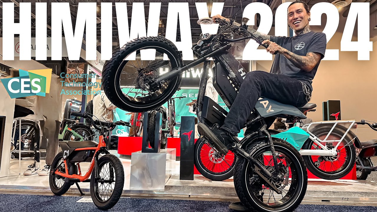 NEW 2024 E-BIKES REVEALED: Himiway at CES | FIRST Look & Review