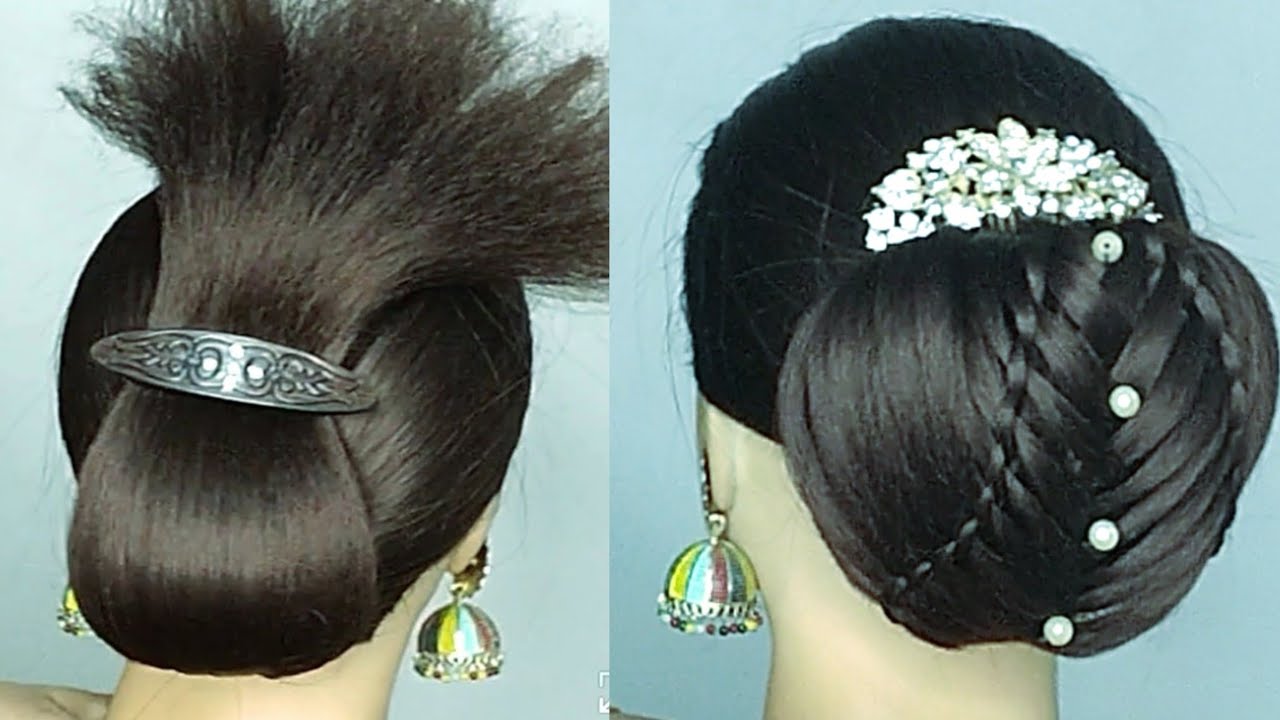Simple & Easy Hairstyle F Daily Life _ Easy & Amazing Hairstyle W लाक पिन_ Unique Hairstyle Tutorial