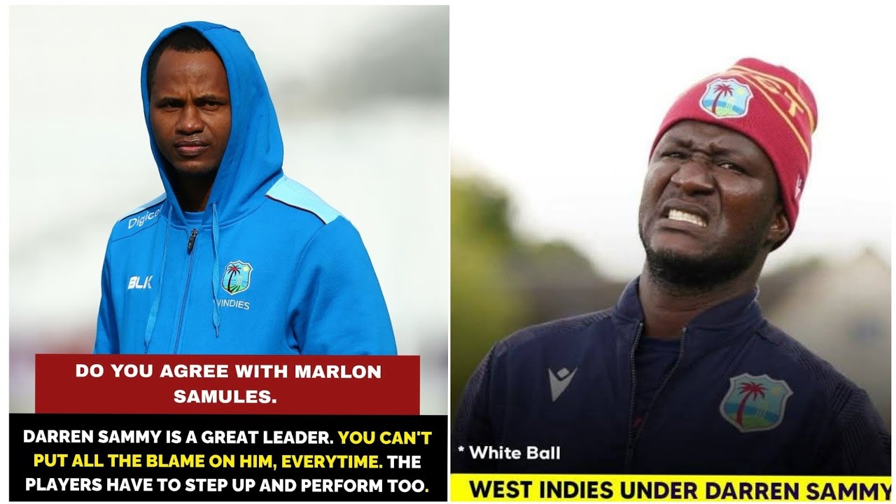 Marlon Samuels says Darren sammy is a great coach the player are to blame for team failure 