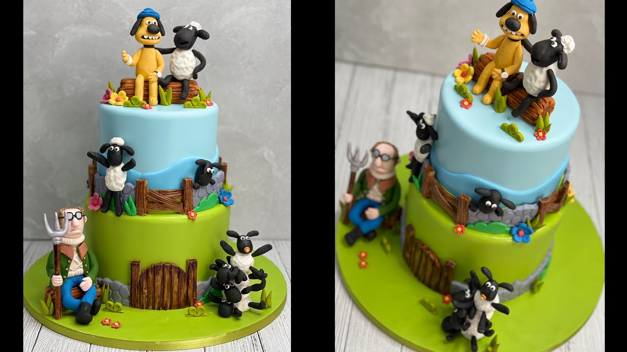 Shaun The Sheep Cake