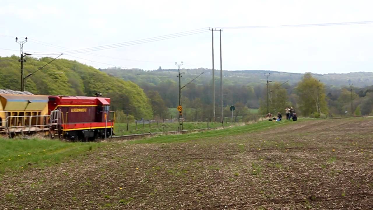 Tb locomotives with ballast train from Ängelholm, T42 205 (G12 7707) helping