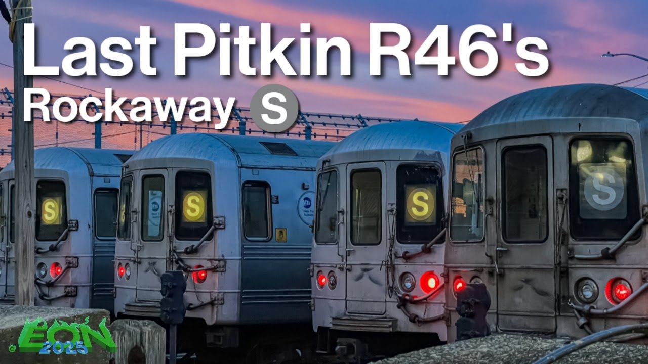 ⁴ᴷ Final Pitkin Yard Operated Pullman-Standard R46's on the Rockaway Shuttle G.O Action (4/22-29/25)