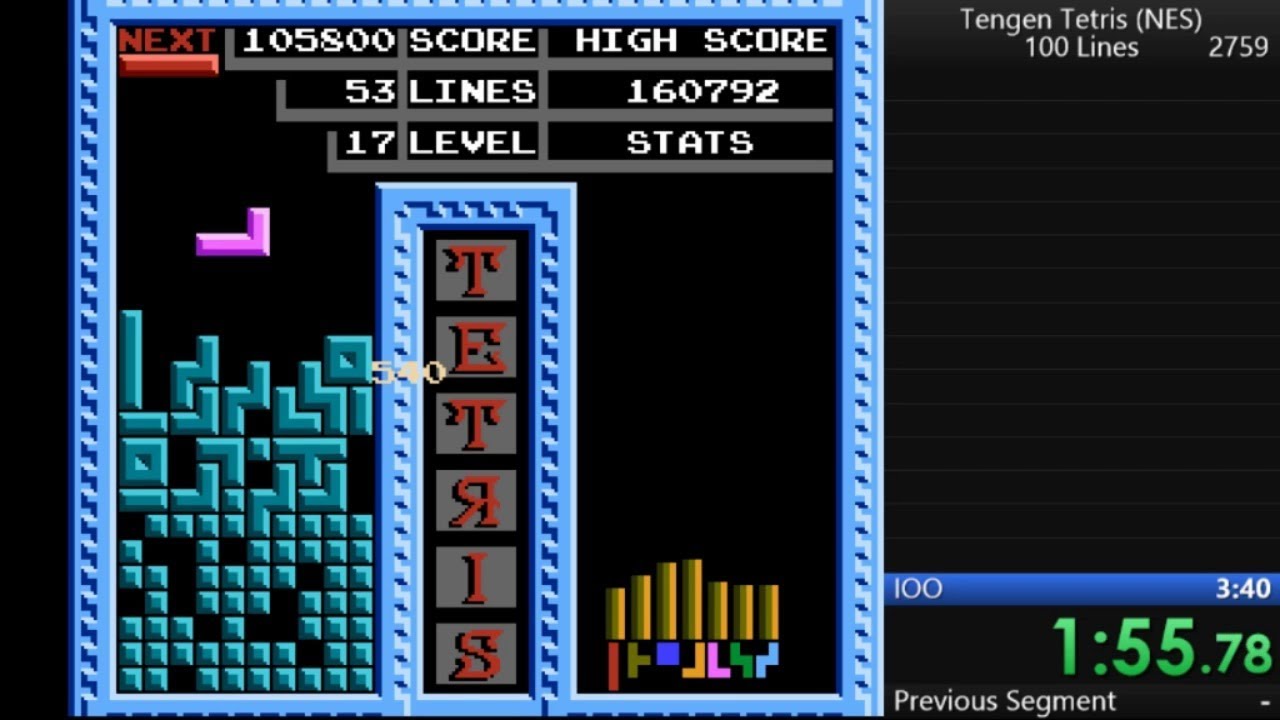 тетрис ( TETRIS ) строительная игра с пляшущими человечками Dendy Денди NES Nintendo Famicom