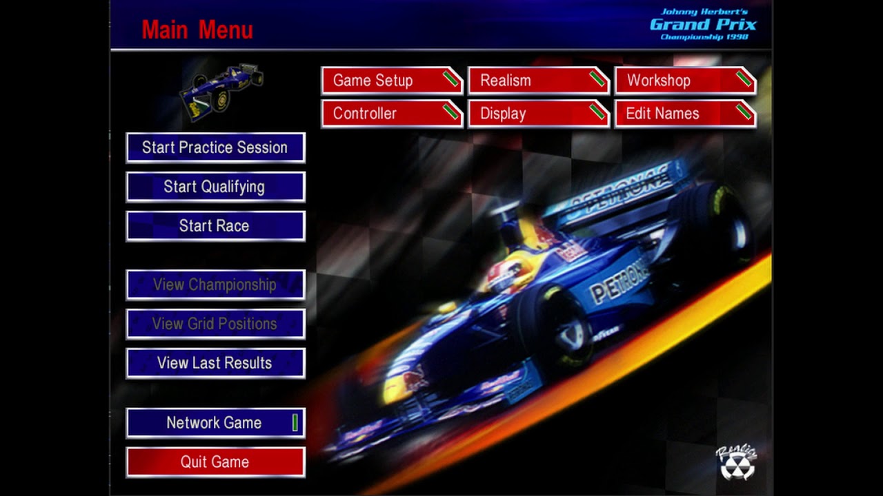 Johnny Herbert's Grand Prix Championship 1998 - Menu Music