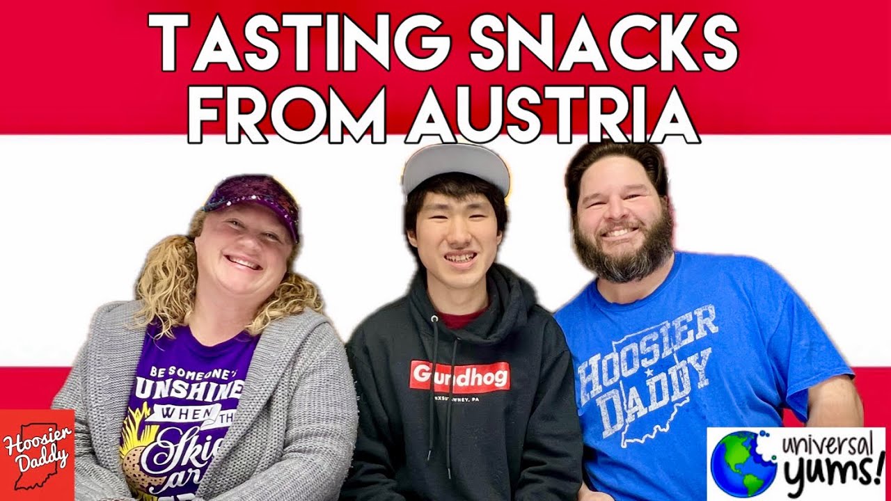 Trying Austrian Snacks 🇦🇹 Universal Yums Taste Test January 2023