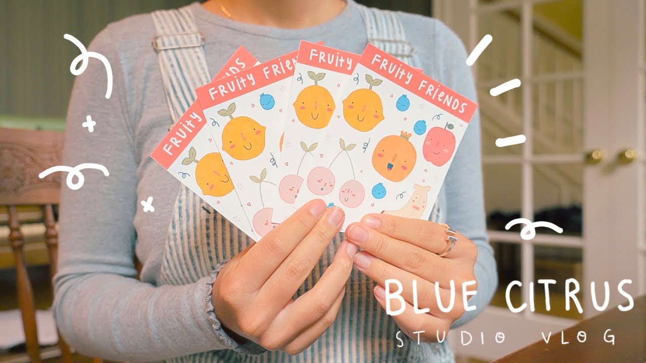 Studio Vlog 🍋 Shop Update, Etsy orders, and dumplings