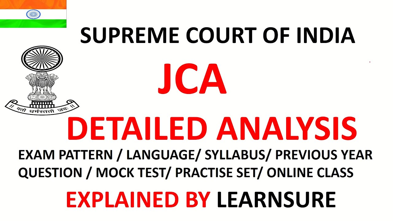 SUPREME COURT JCA VACANCIES/ JCA/ SUPREME COURT / JUNIOR COURT ASSISTANT/ VACANCIES BY LEARNSURE