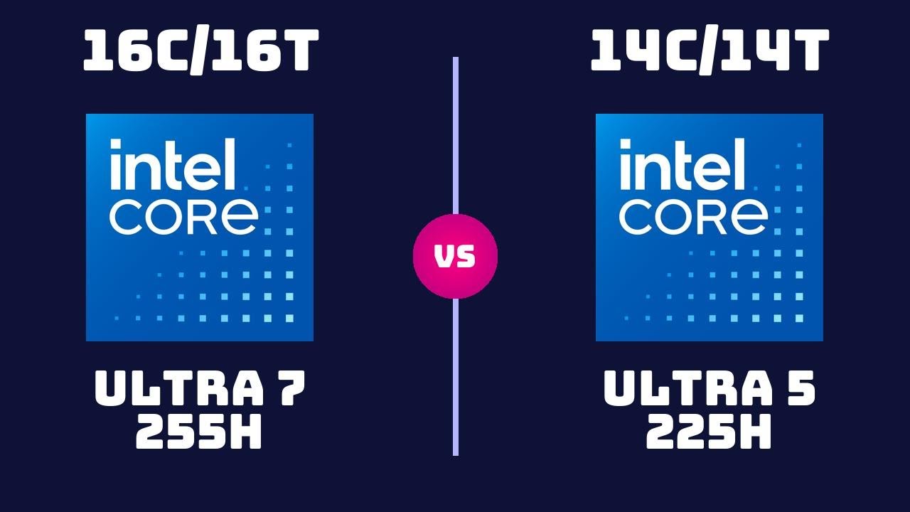 Intel Core Ultra 7 255H vs Ultra 5 225H &ndash; CPU Benchmark Comparison