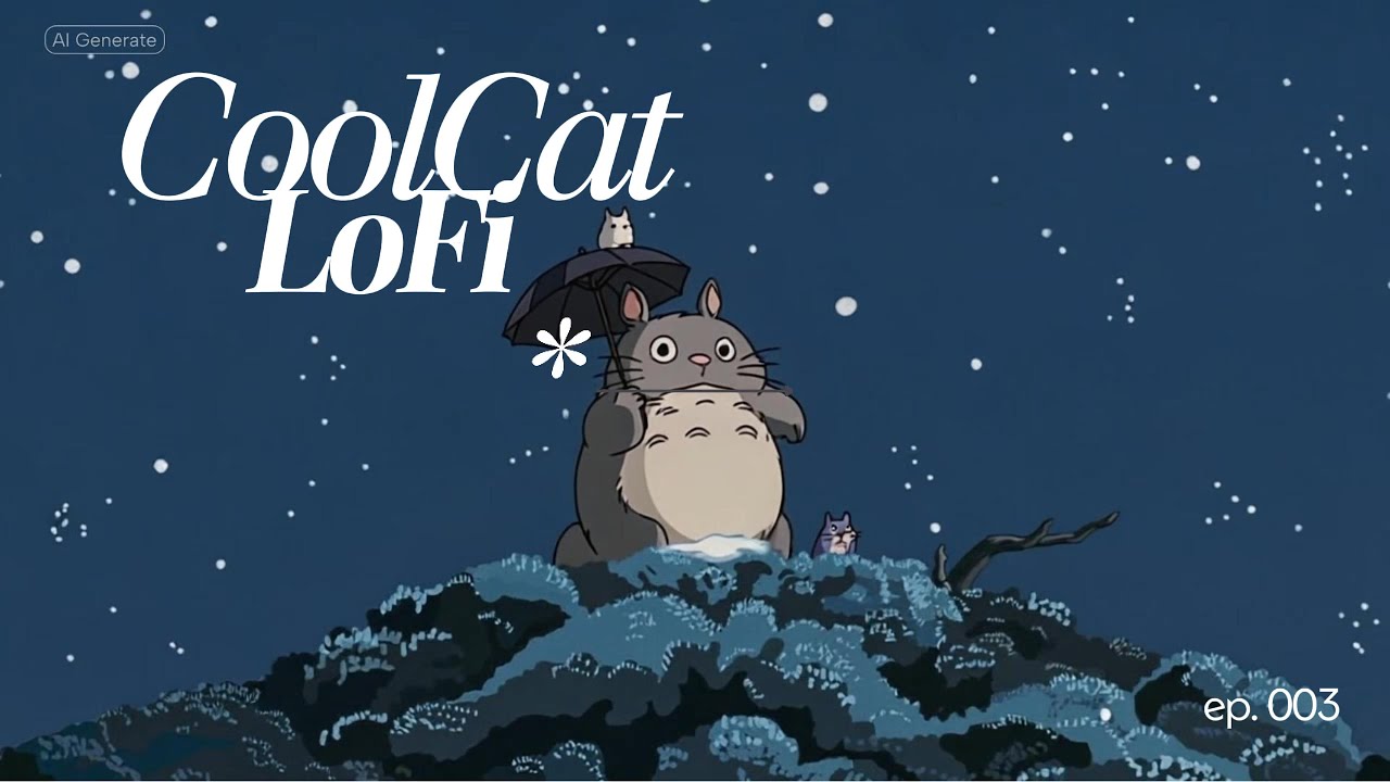 Cool cat Lo-fi / Chap 3 midnight cocoa ☕ soft & quiet lofi