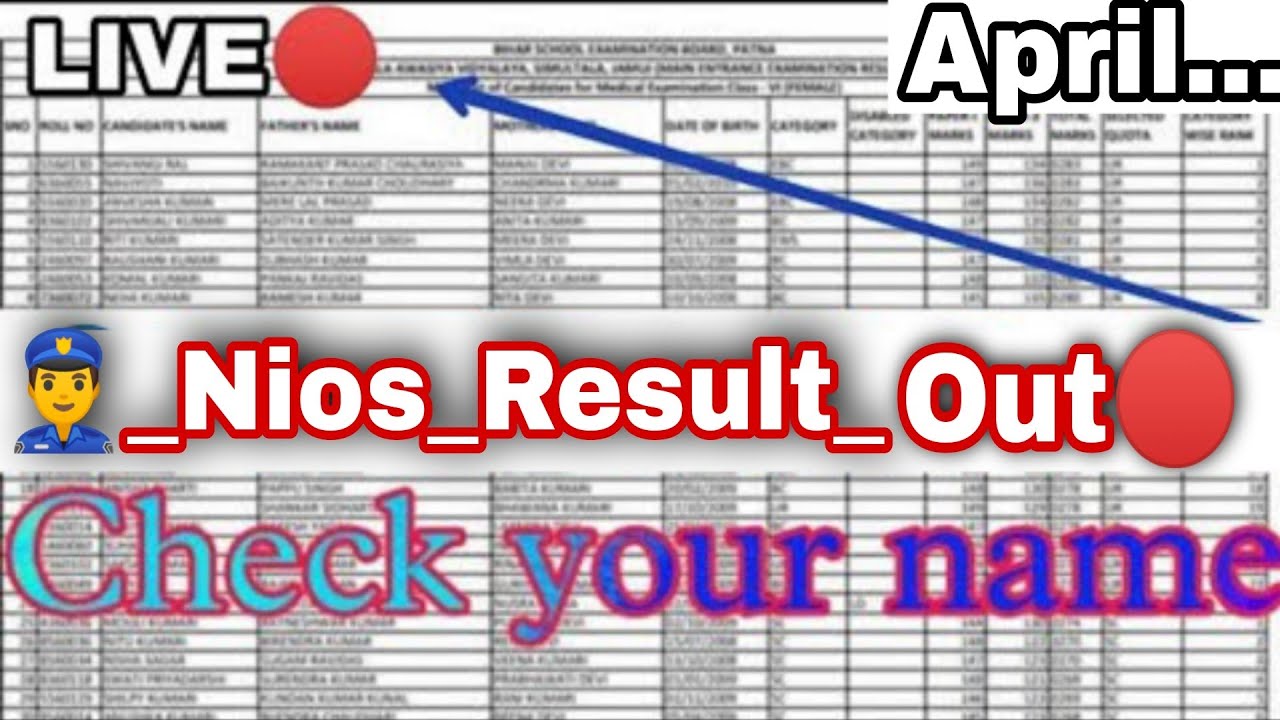 nios result 2022|nios result 2022 april|nios results|nios latest news today 2022|nios result 2022