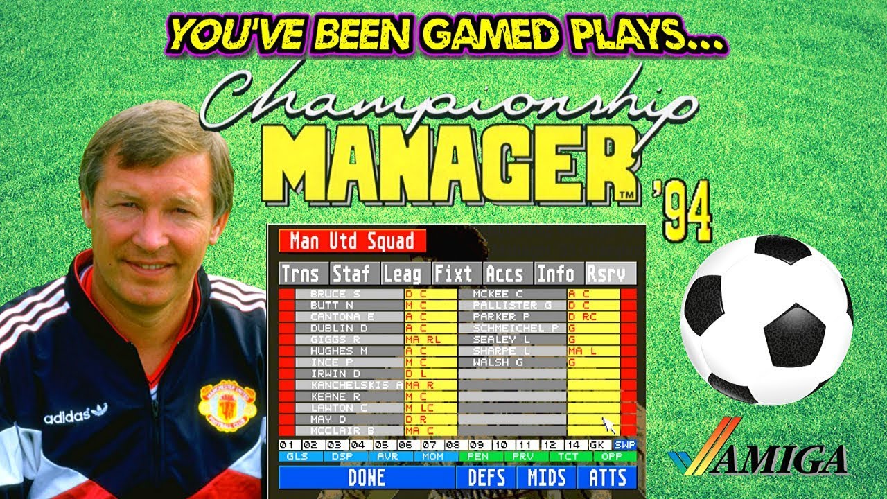 Championship Manager 94 на Commodore Amiga (You've Been Gamed Plays...)