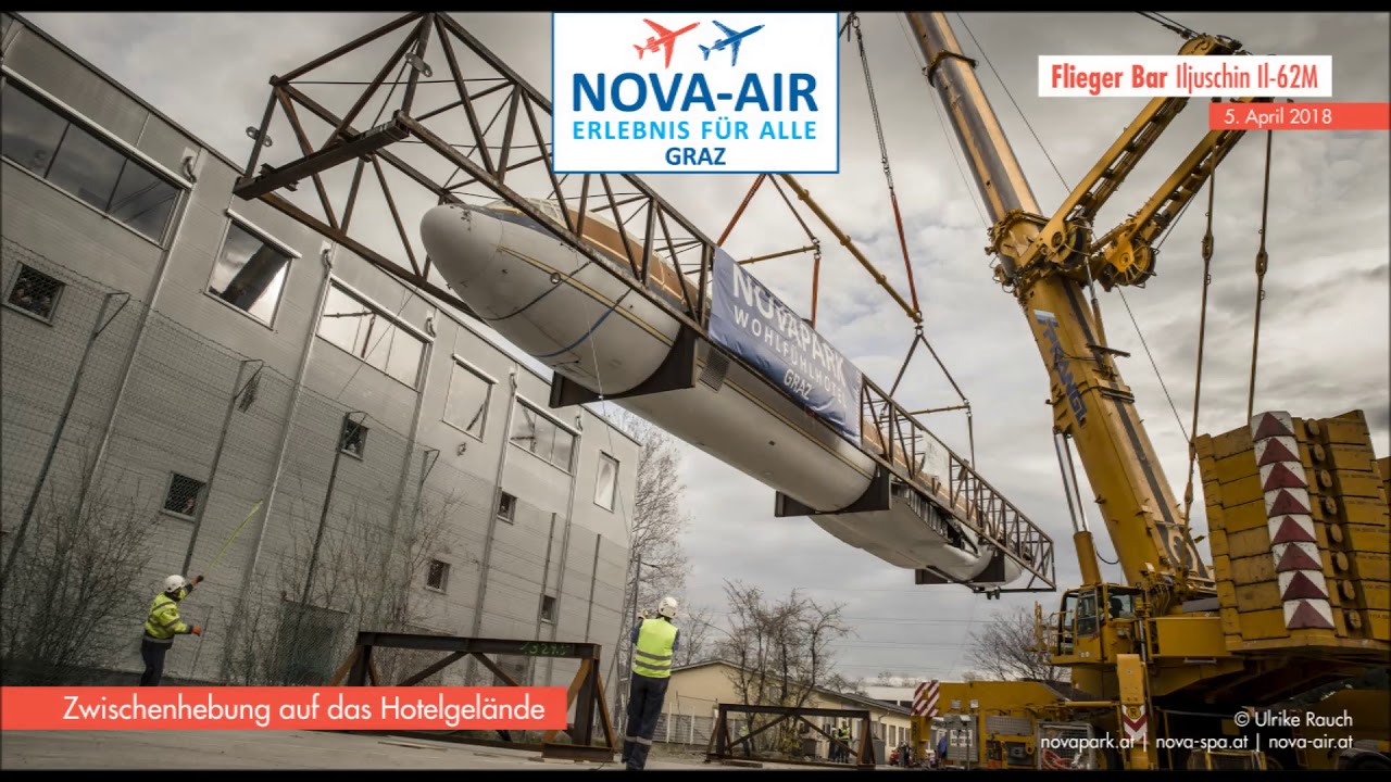 Flieger Bar bei Nova-Air Graz (Iljuschin Il-62M)