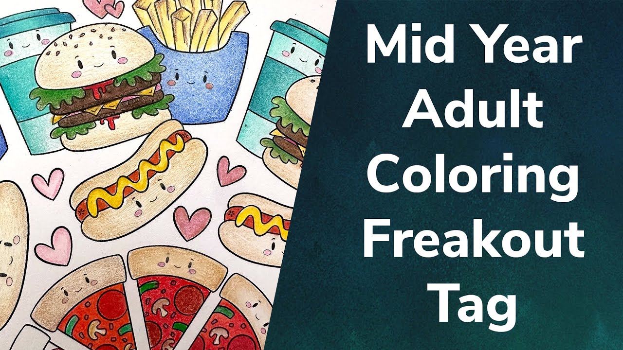 Adult Coloring Mid Year Freakout Tag 2023
