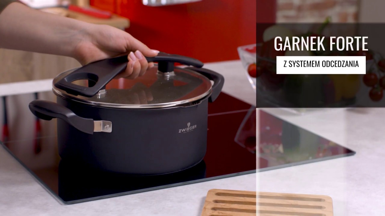 Forte garnki Zwieger   System odcedzania