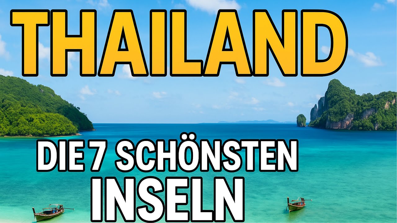THAILAND 2025 🌴 Die 7 schönsten Inseln, die du gesehen haben MUSST!