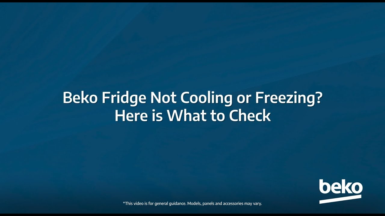 Beko Fridge Not Cooling or Freezing? Here is What to Check