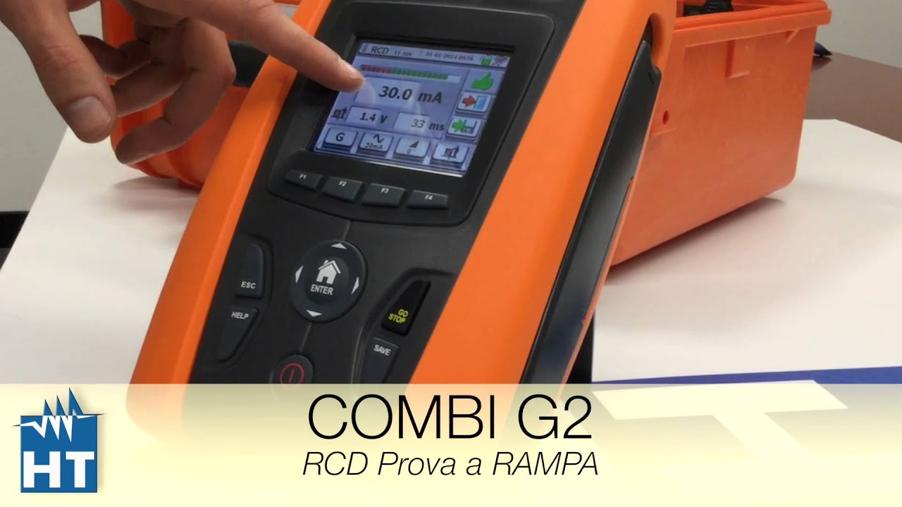 Verifica sicurezza impianti elettrici CEI 64-8 HT instruments Combi G2