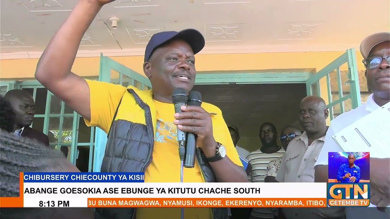 DG Elijah Obebo oversaw the distribution of Kisii County Government bursaries in Kitutu Chache South