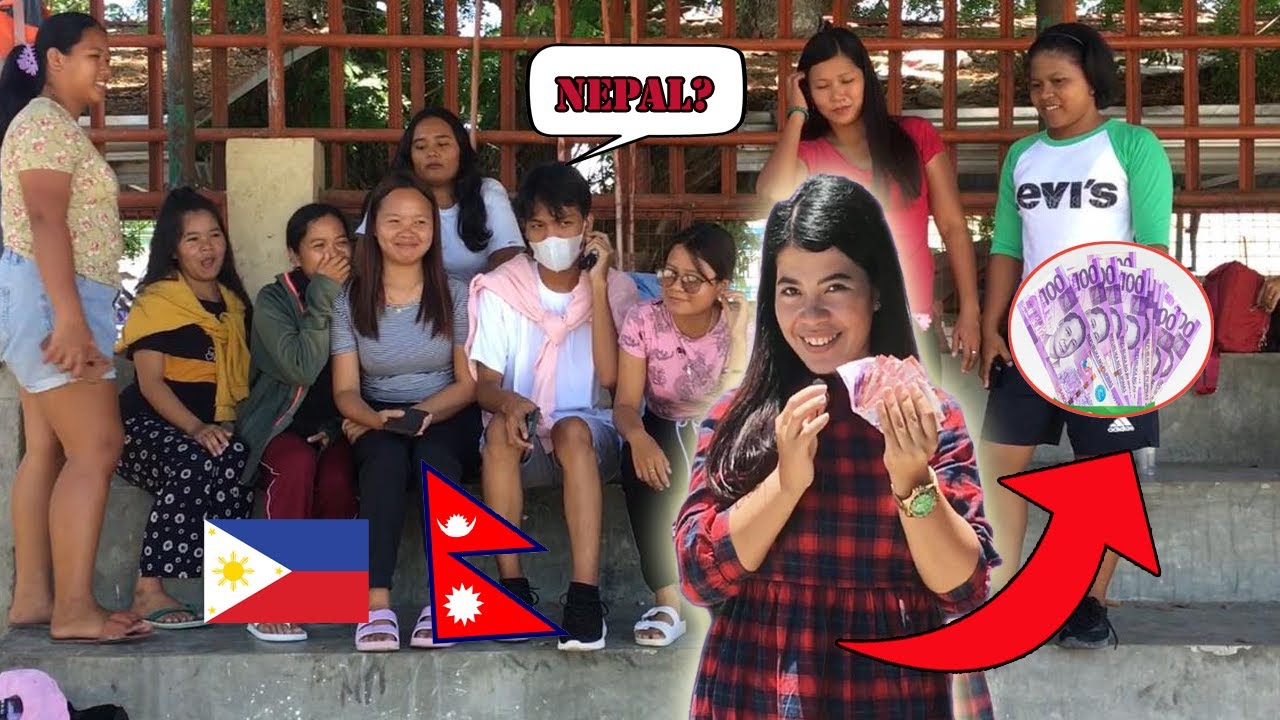 If Filipino Students Know Nepal 🇳🇵 I Will Give $100 // Theresa Oyao