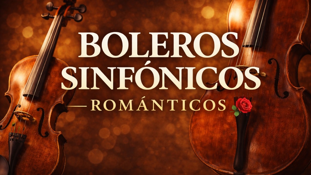 Boleros Sinfónicos para Acompañarte 🌹 Música Romántica Instrumental