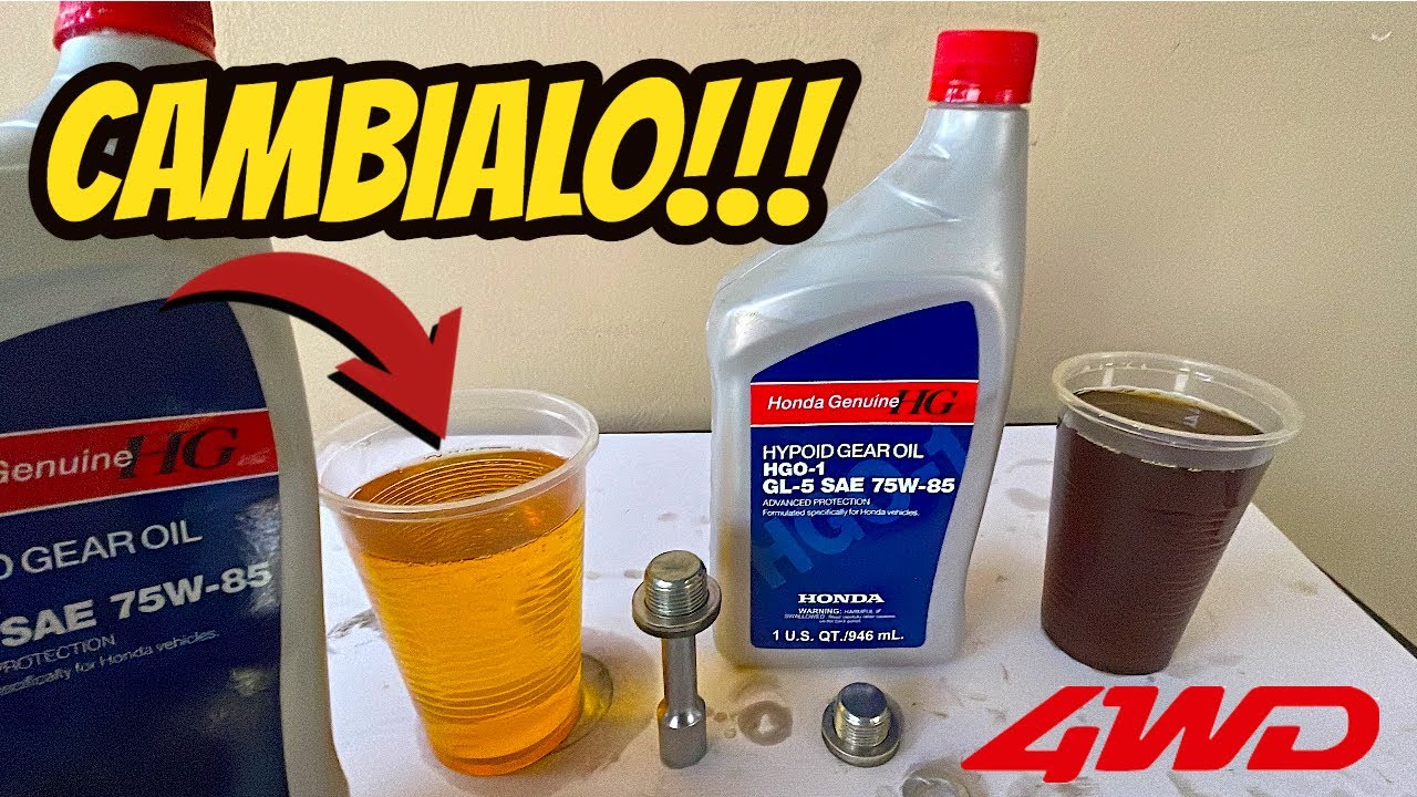 CAMBIO DE ACEITE DEL TRANSFER - HONDA PILOT - RIDGELINE