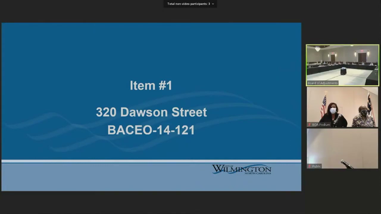 Board of Adjustment July 17 2021