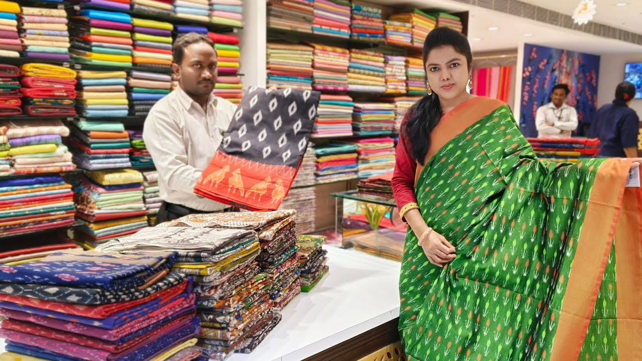 పోచంపల్లి ఇక్కత్ హాండ్లూమ్ చీరలు సమ్మర్ స్పెషల్ కలెక్షన్ |Ikkath Handloomsarees 