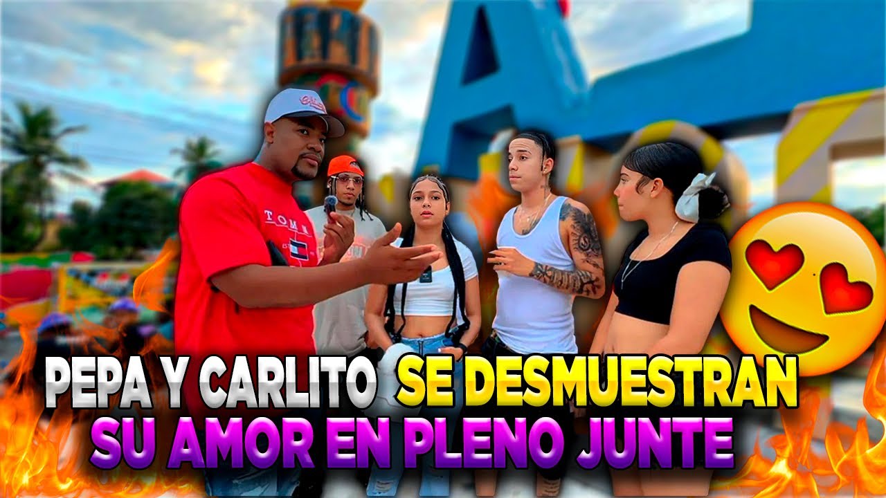 PEPA Y CARLITO SE DEMUESTRAN SU AMOR EN PLENO  JUNTE DE VARÓN COMEDIAS 