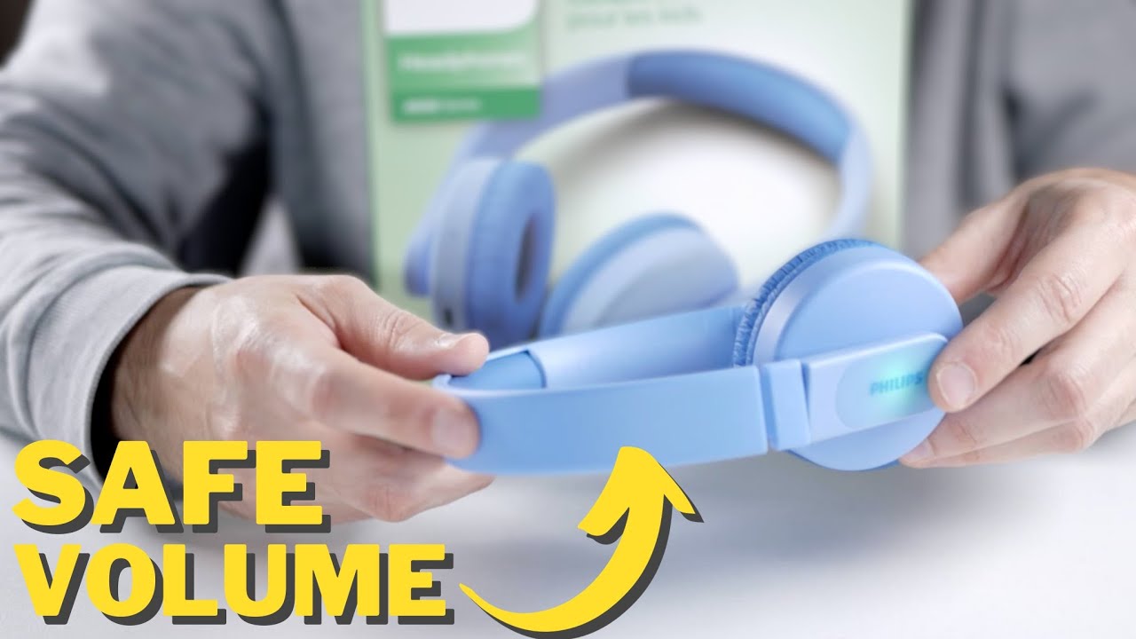 Safe Volume & Excellent Sound Quality: Philips Kids Headphones