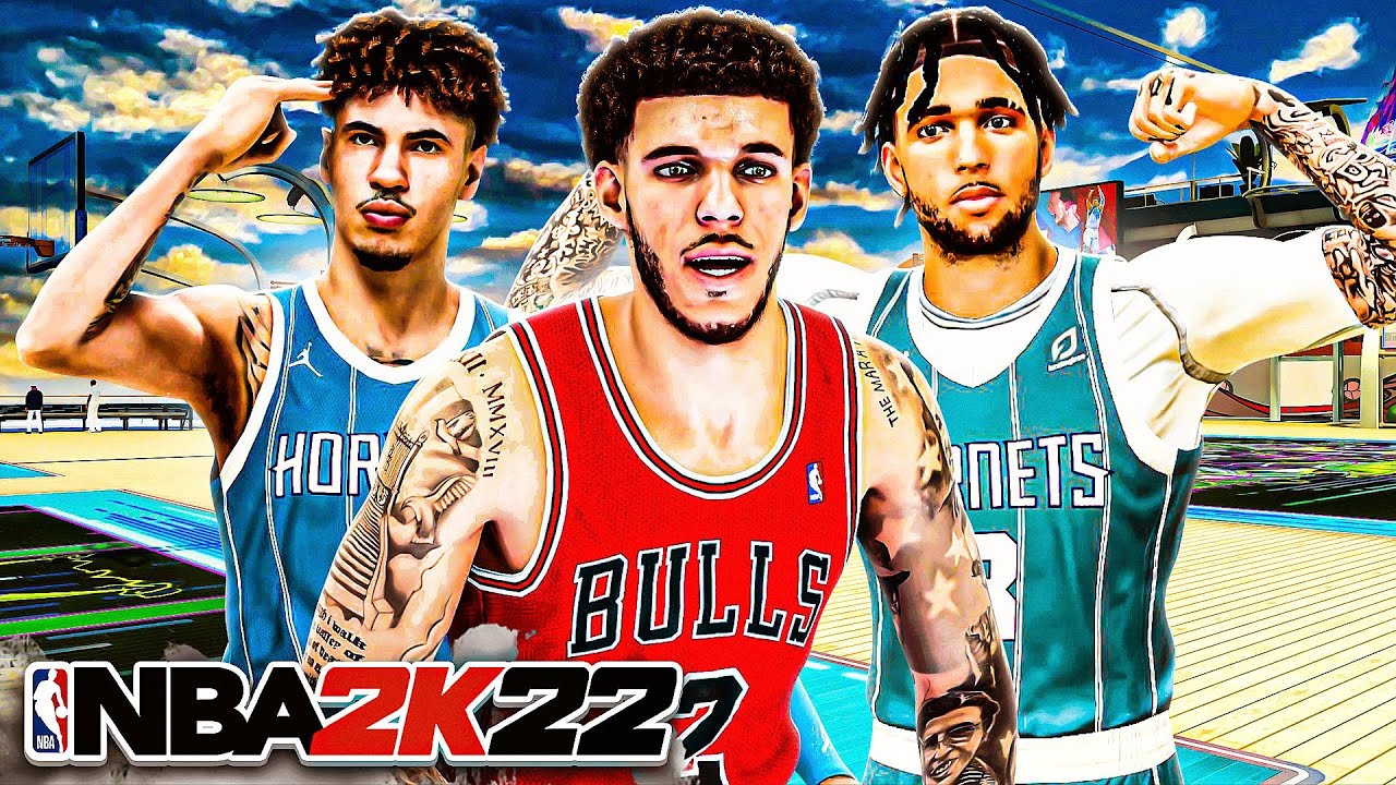 LAMELO, LONZO, & LIANGELO BALL are UNSTOPPABLE in NBA 2K22